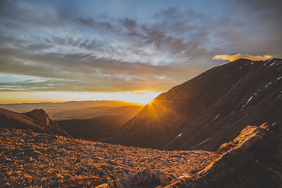 Sacajawea Peak at Sunrise