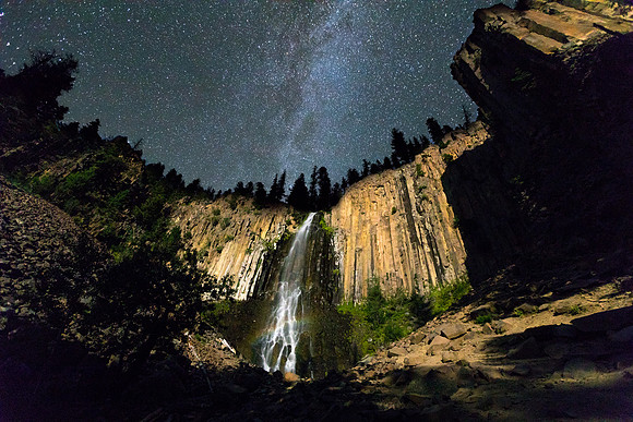 Palisade Falls outside Bozeman