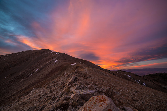 Sacajawea Peak at Sunrise