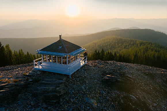 Sex Peak Fire Lookout, Bitterroot Mountains