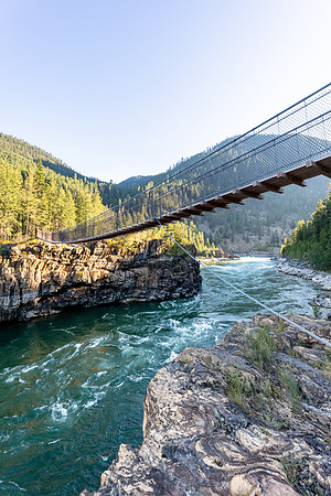 Kootenai Swinging Bridge