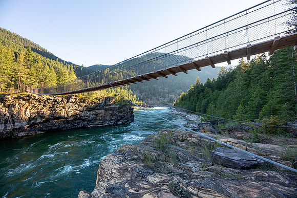 Kootenai Swinging Bridg