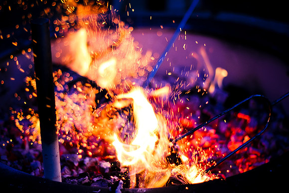 Bokeh Fire