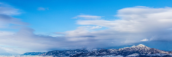 Bridger Mountain Range Panorama
