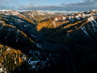 Shoshone National Forest near east entrance to Yellowstone