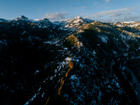 Shoshone National Forest near east entrance to Yellowstone