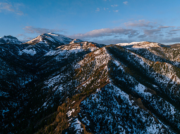 Shoshone National Forest near east entrance to Yellowstone
