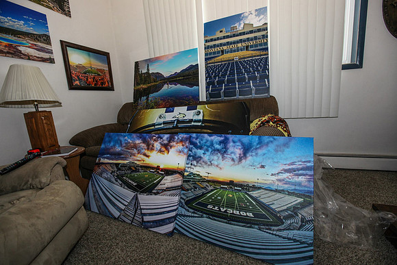 Four 30"x40" canvases and one 20x60" canvas done for a local business
