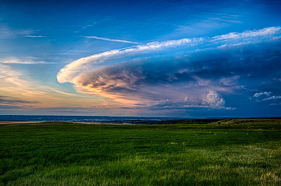 Storm Cell over Billings, Montana