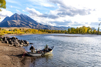 Fishing the Yellowstone River in Paradise Valley