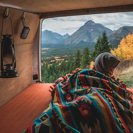 #Vanlife views in Two Medicine, Glacier National Park