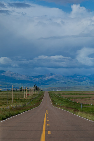 Road between Augusta and Bynum