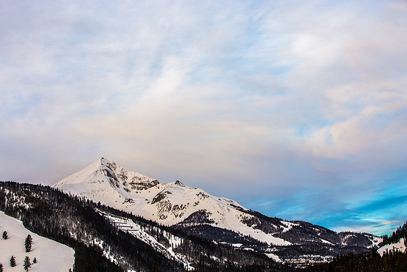 Lone Peak in Big Sky, Montana