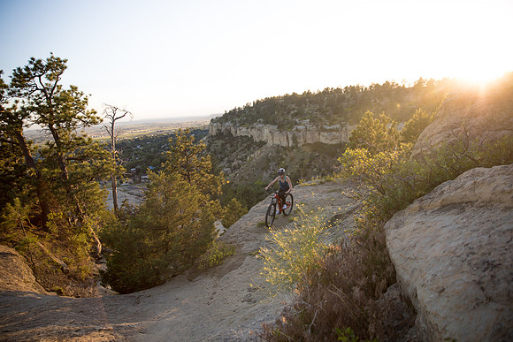 Mountain Biking Zimmerman Trail, Billings