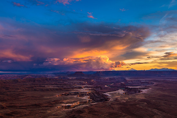 Green River Overlook at Sunset- Canyonlands National Park