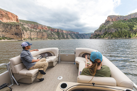 Boating on Bighorn Canyon