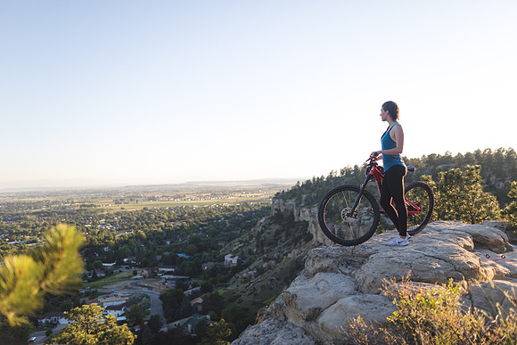 Mountain Biking Zimmerman Trail, Billings