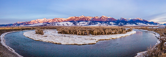 Yellowstone River in Paradise Valley
