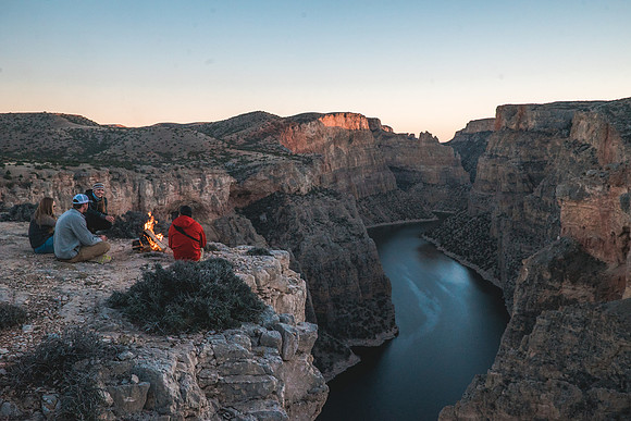 Campfire at Bighorn Canyon