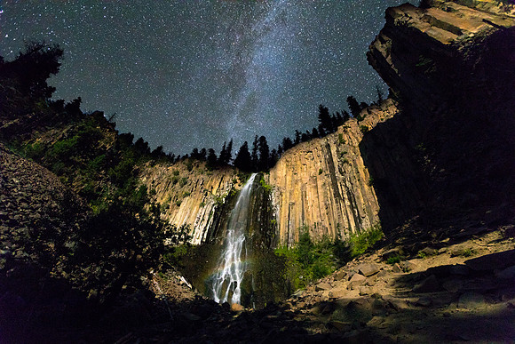 Palisade Falls outside Bozeman