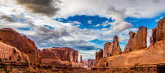 Park Avenue in Arches National Park