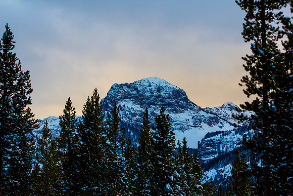 Mountains in Hyalite Canyon