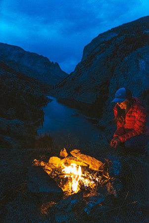 Campfire along the Beaten Path, Beartooth Mountains