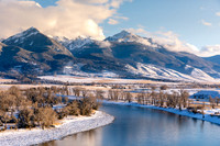 Paradise Valley, Yellowstone River, Absaroka Mountains
