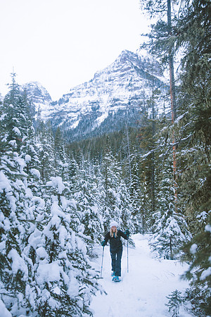 Snowshoeing Hyalite
