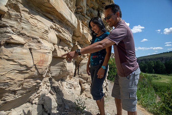 Bear Gulch Pictographs, Lewistown, Montana