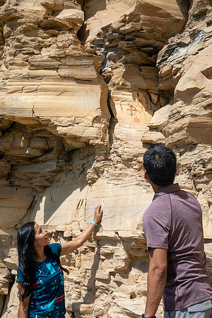 Bear Gulch Pictographs, Lewistown, Montana