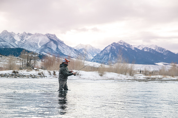 Fishing in Paradise Valley on the Yellowstone River