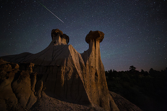Stars over Makoshika State Park