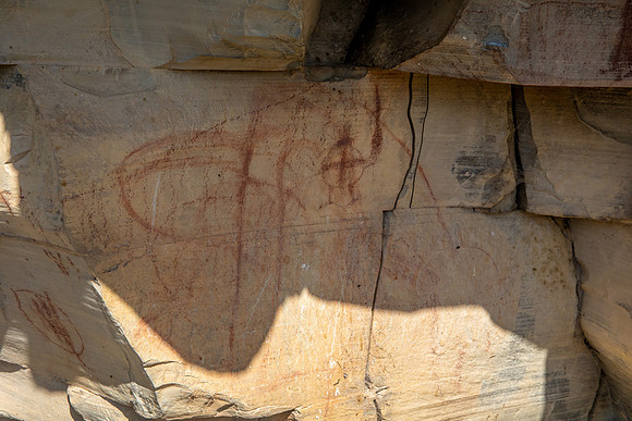 Bear Gulch Pictographs, Lewistown, Montana