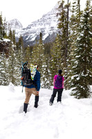 Winter hike in Hyalite