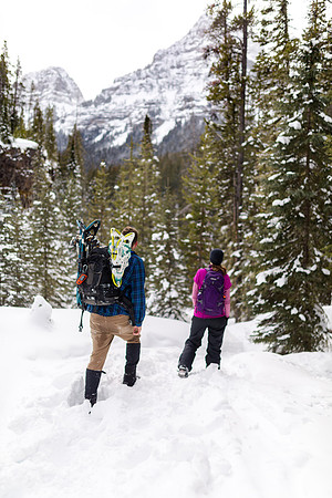 Winter hike in Hyalite