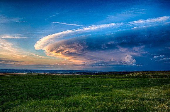 Storm Cell over Billings, Montana