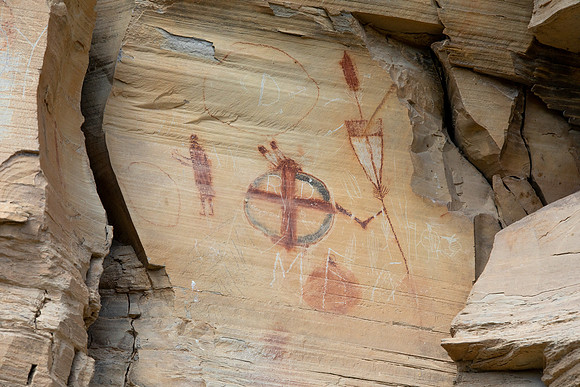Bear Gulch Pictographs, Lewistown, Montana
