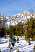 Beehive basin hike outside of Big Sky