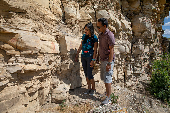 Bear Gulch Pictographs, Lewistown, Montana