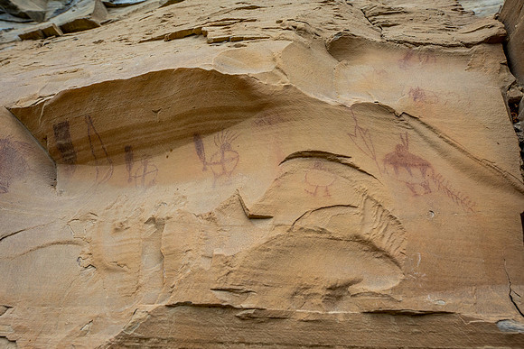 Bear Gulch Pictographs, Lewistown, Montana