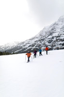 Snowshoeing in Yellowstone National Park near Cooke City