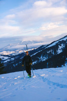 Backcountry skiing Bozeman