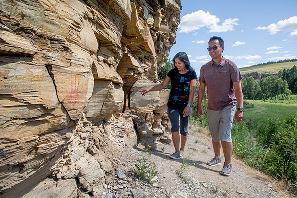 Bear Gulch Pictographs, Lewistown, Montana