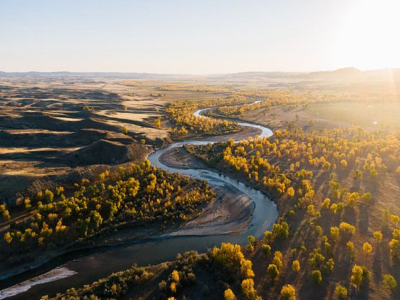 Powder River near Broadus, Montana