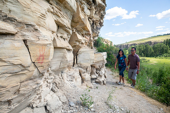 Bear Gulch Pictographs, Lewistown, Montana