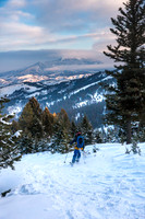 Backcountry skiing Bozeman