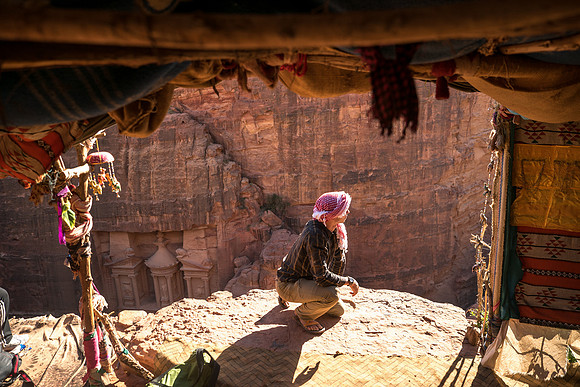 Bedouin Tent above Petra