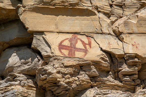 Bear Gulch Pictographs, Lewistown, Montana