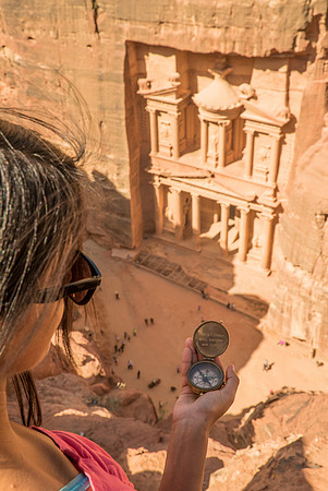 Above the Treasury in Petra